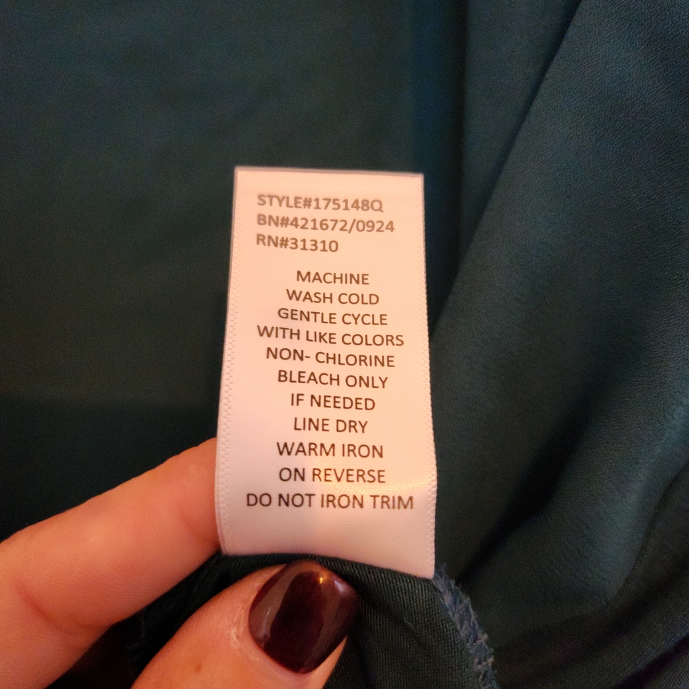 NWT Fortune & Ivy Kelly Green Blouse from Stitchfix - Picture 9 of 11
